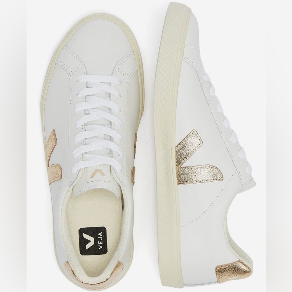 SOLD.  Veja Esplar Sneaker
White/Rose Gold
37 EU